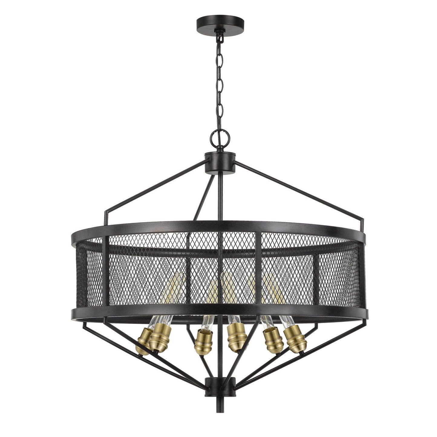 black chandeliers