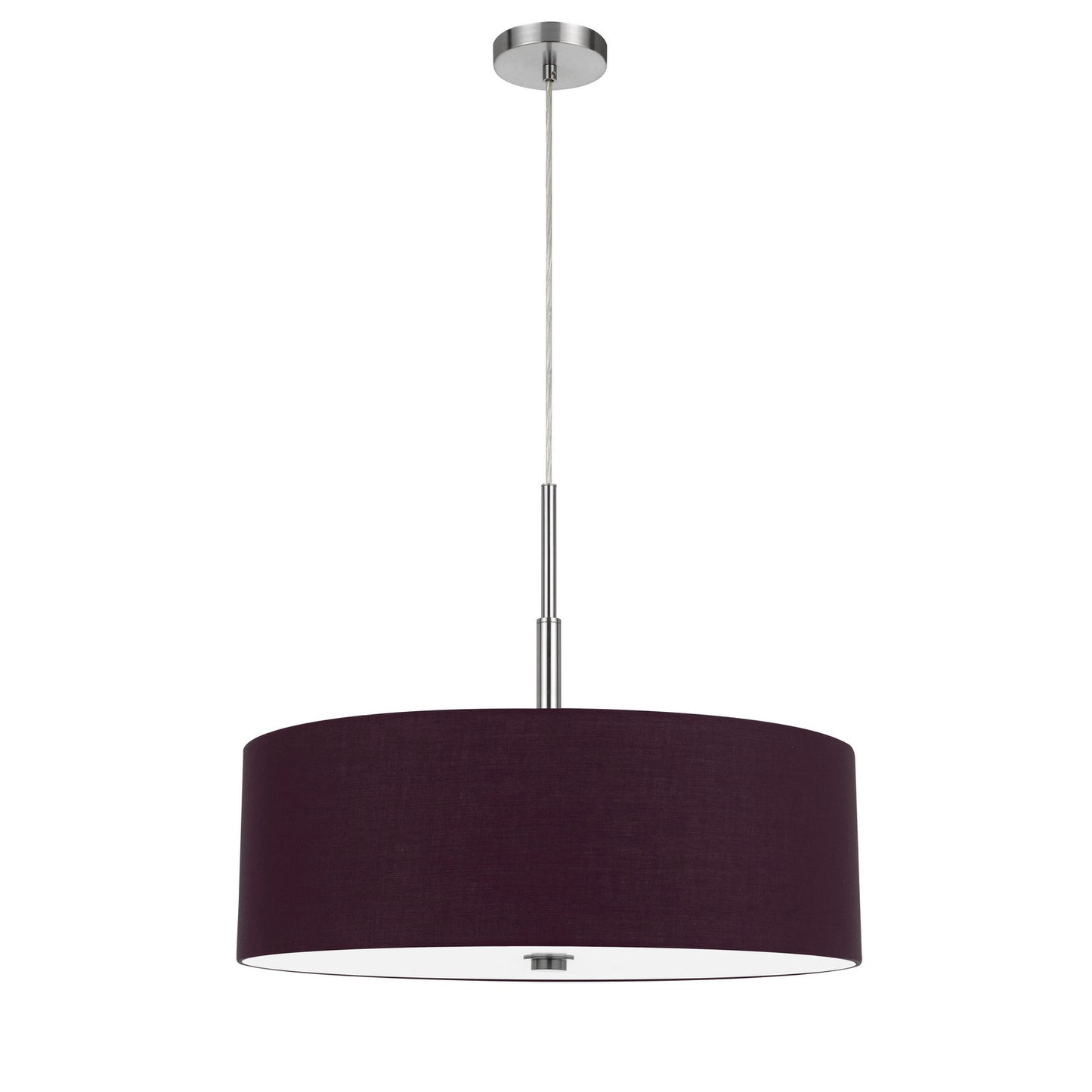 purple chandeliers