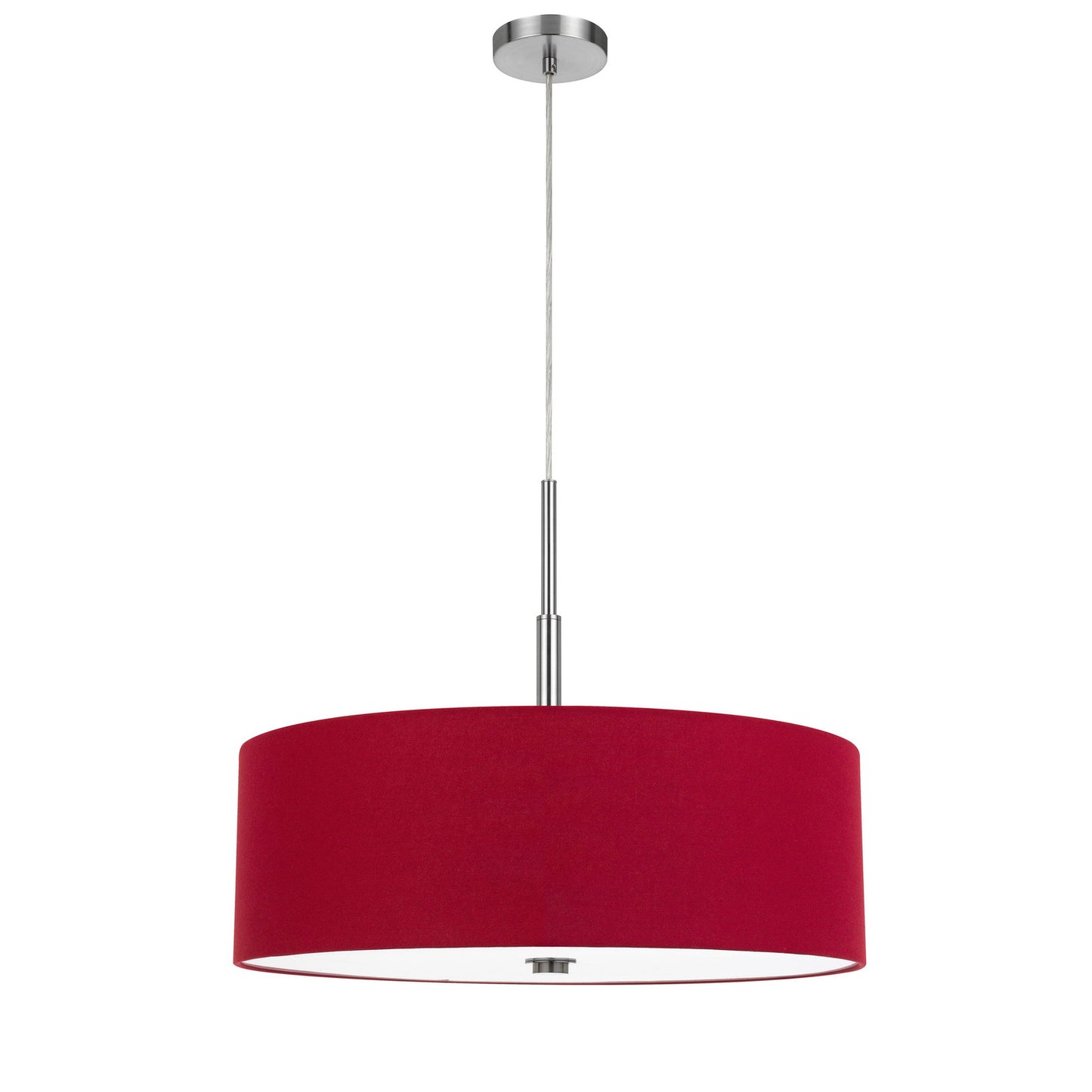 red chandeliers