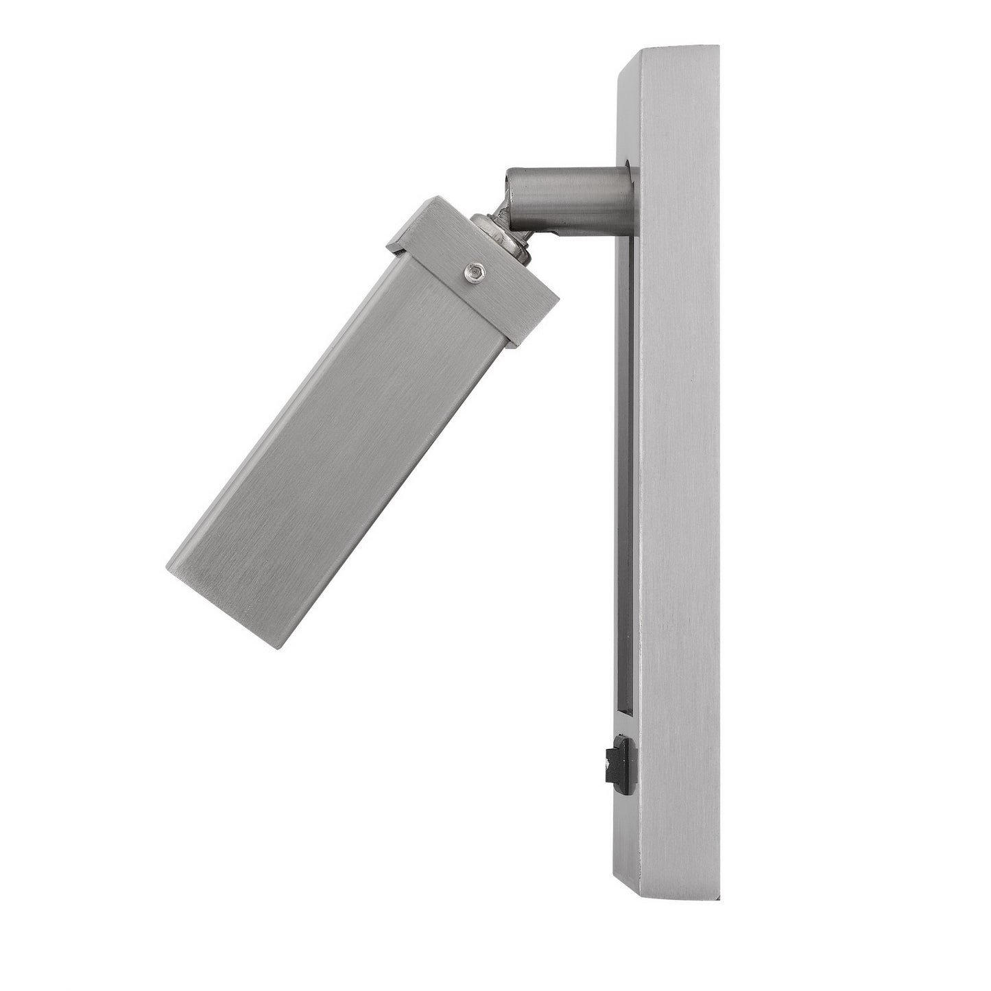 silver wall lamp