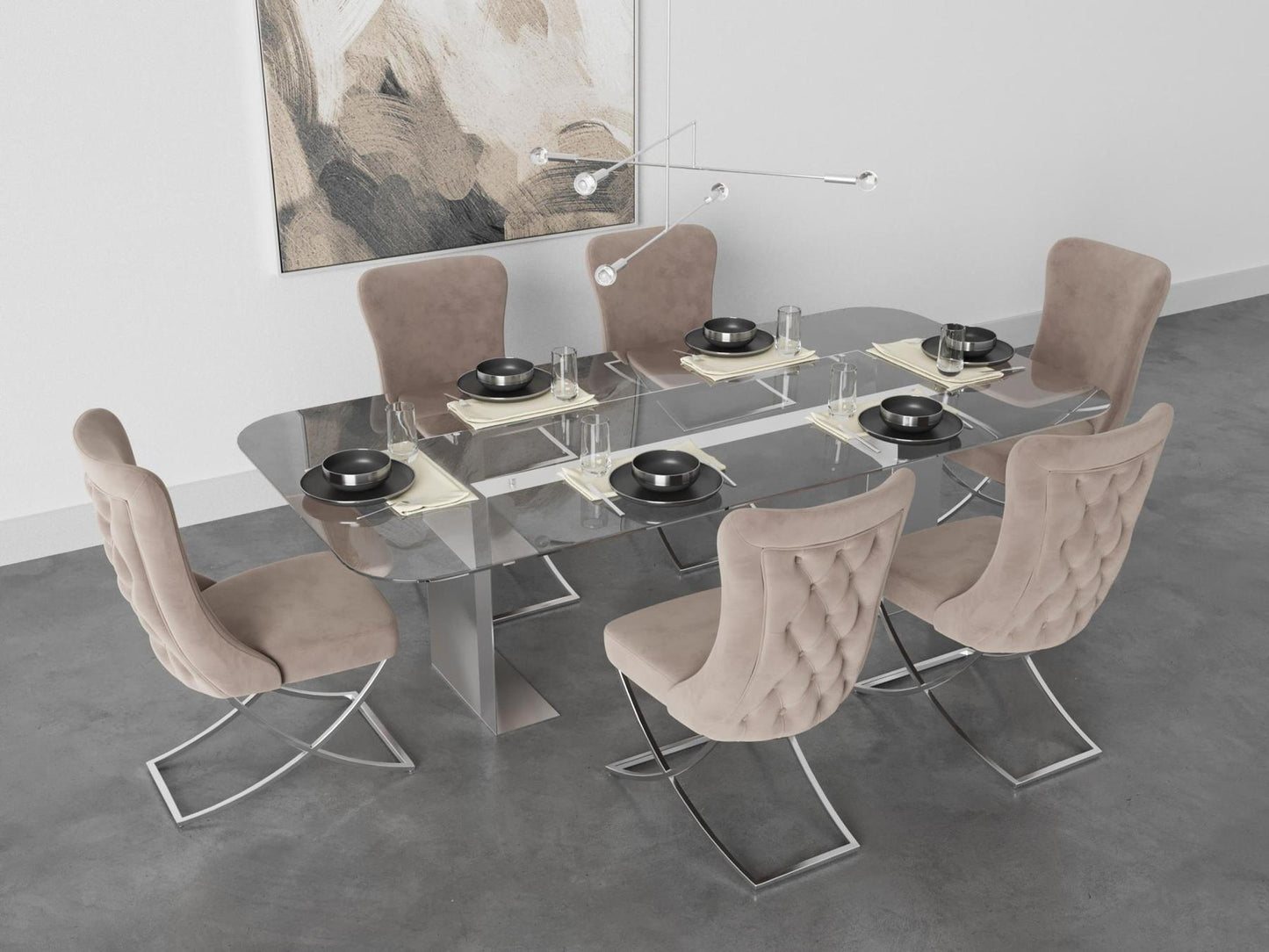 ivory dining set
