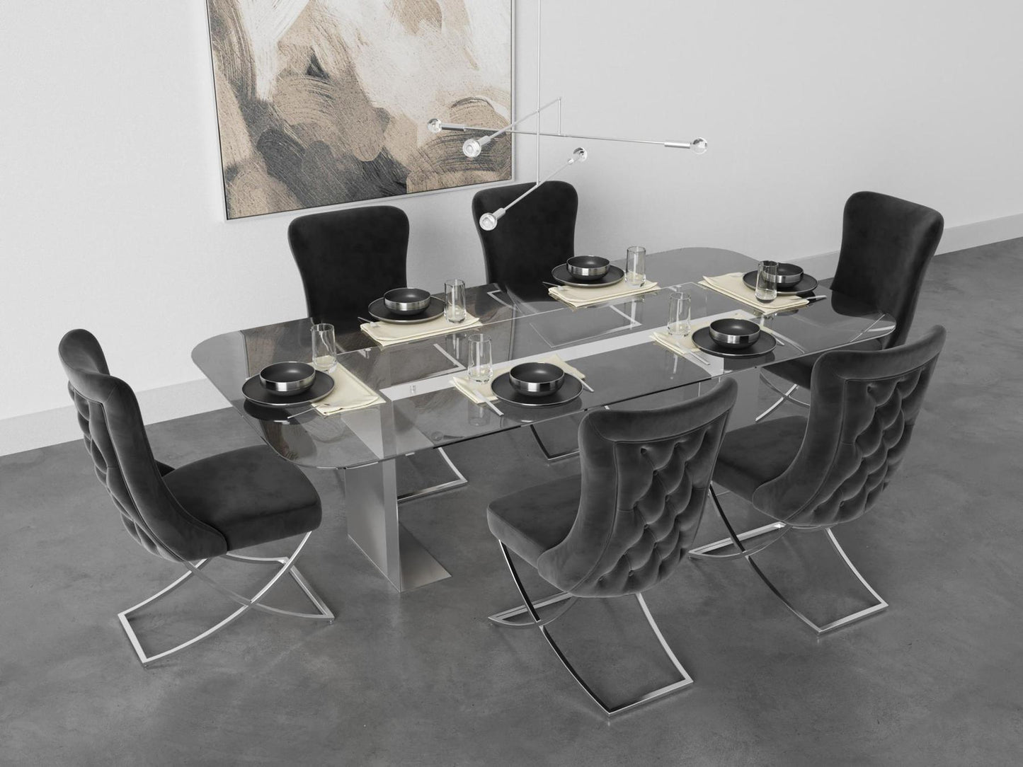 arm less dining chair