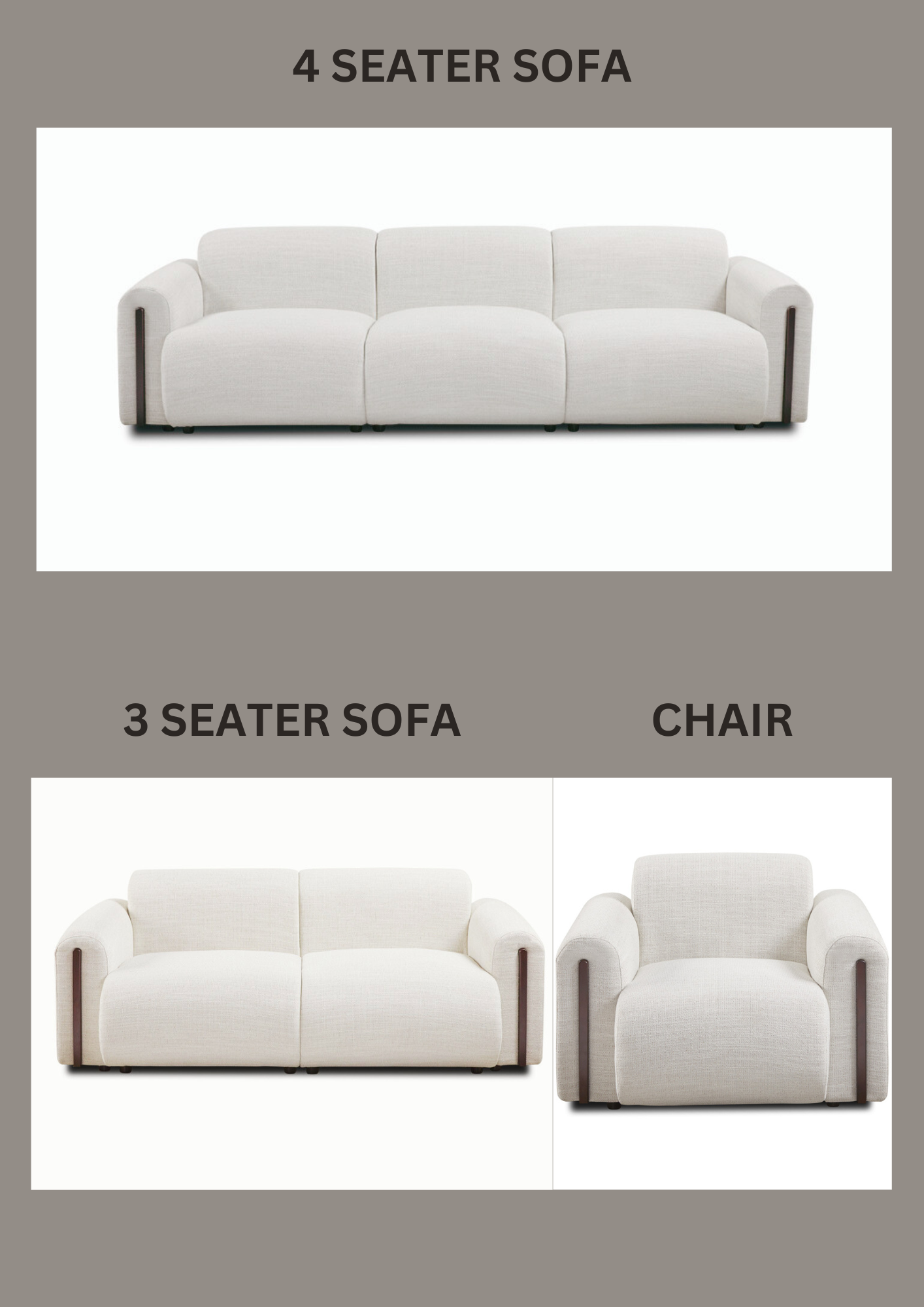 fabric sofa set