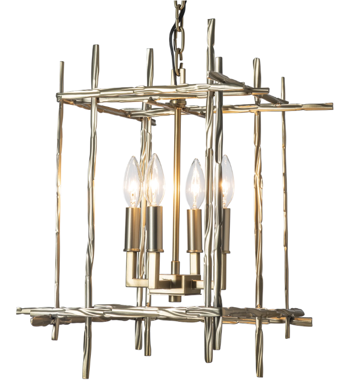 brass chandeliers