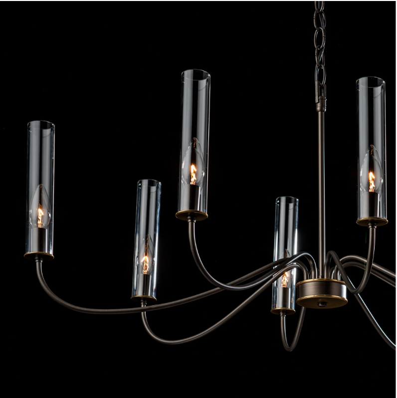 dark smoke chandeliers