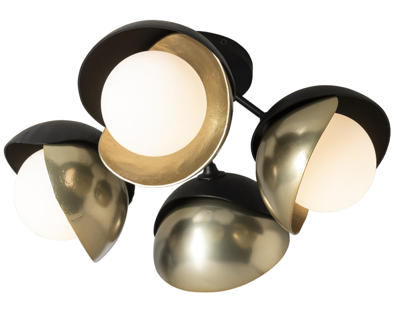 4 light semi flush ceiling light