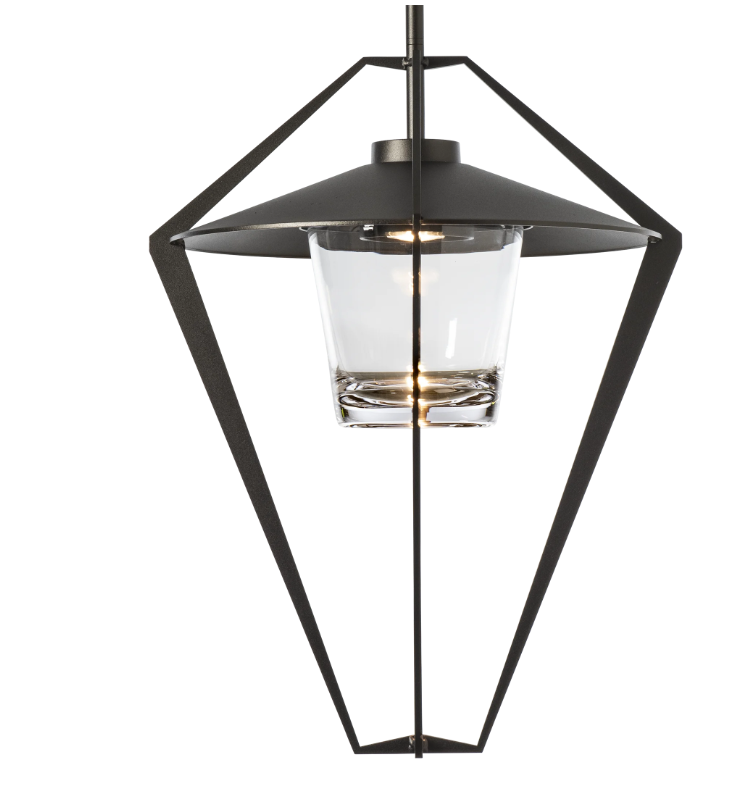 black semi flush mount light