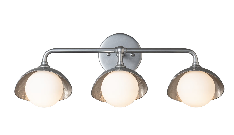 Silver wall sconces