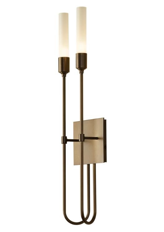 Bronze wall sconce