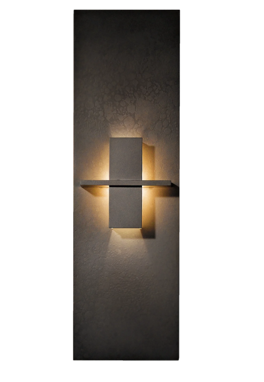 Dark smoke wall sconces