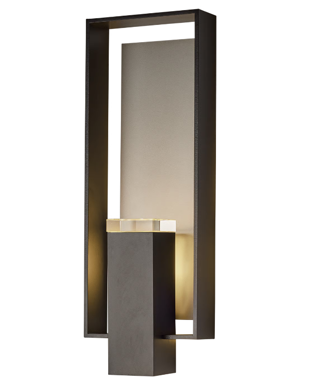 Bronze wall sconces