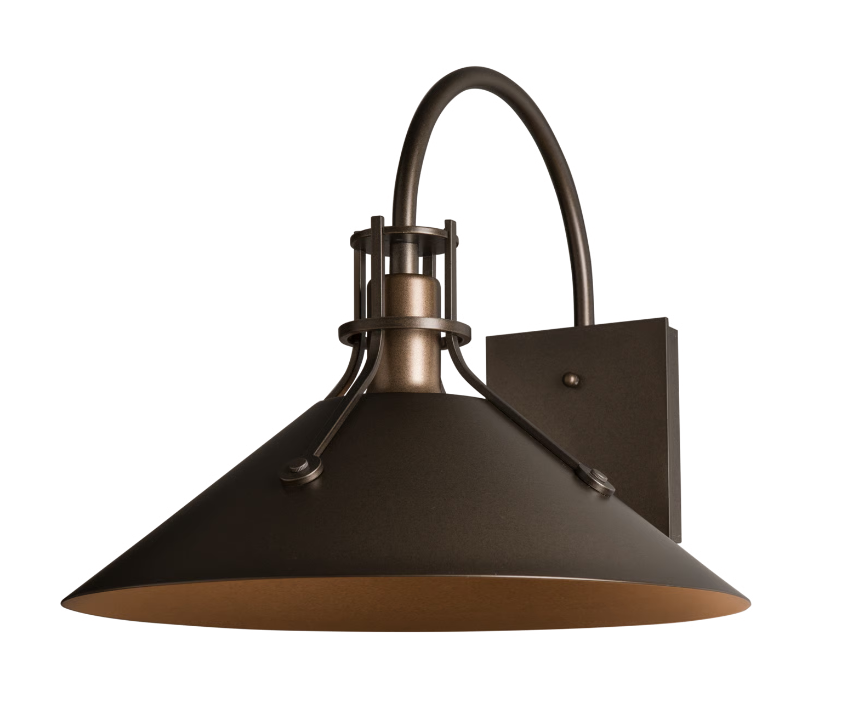 Bronze wall sconces
