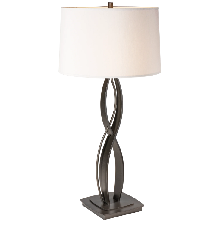 Steel table lamp