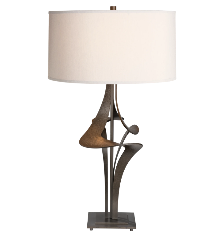 Steel table lamp
