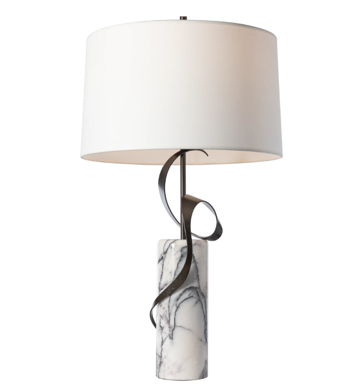 Steel table lamp