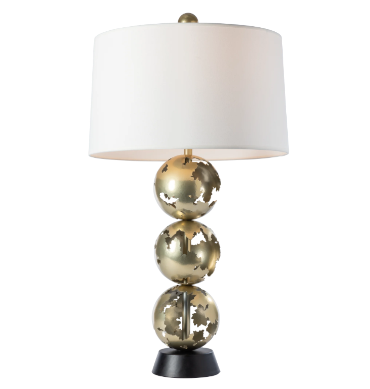 Gold table lamp