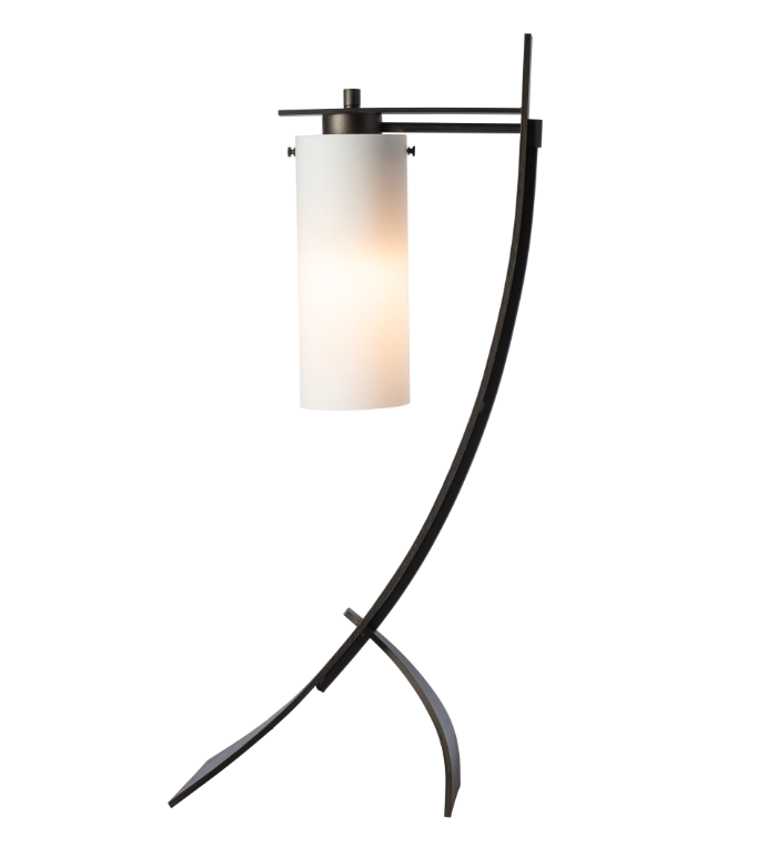 Glass table lamp