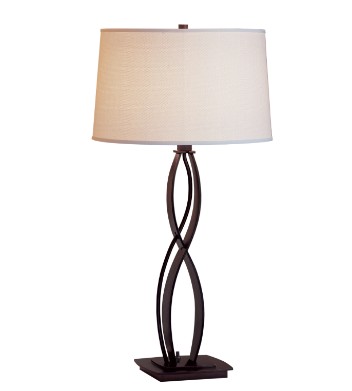 Steel table lamp