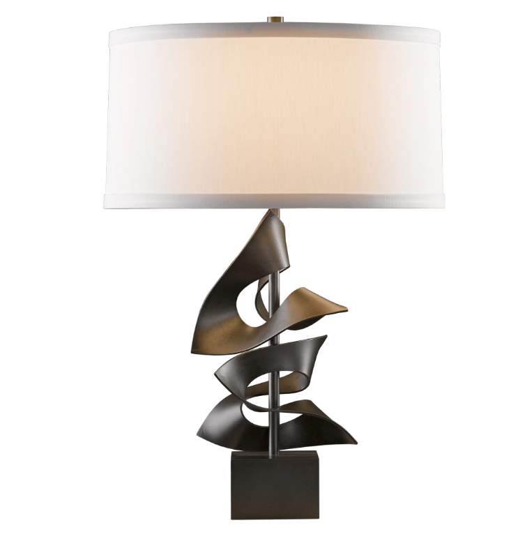 Steel table lamp