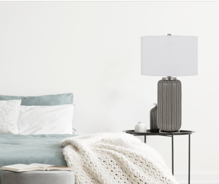 taupe table lamp