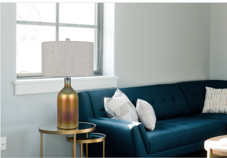 glass table lamp