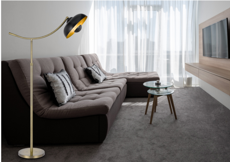 brass floor lamps