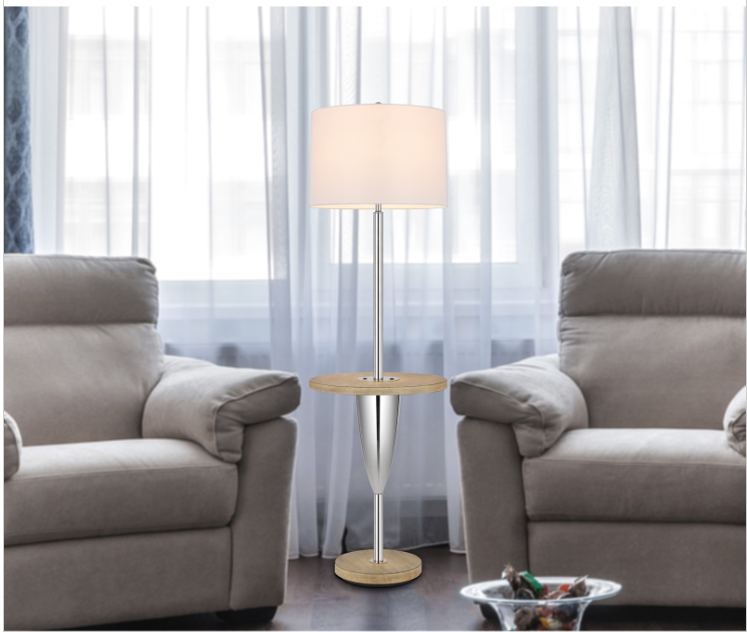 silver floor lamps