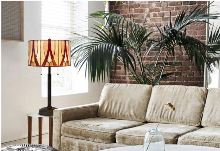 dark bronze table lamp