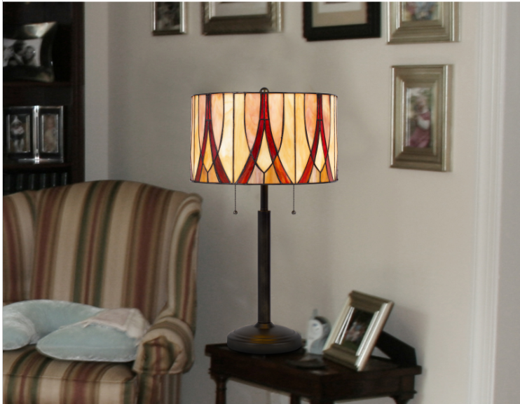 dark bronze table lamp