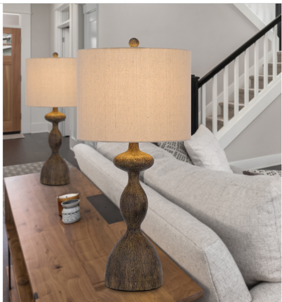 dark bronze table lamp