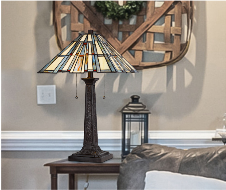 dark bronze table lamp