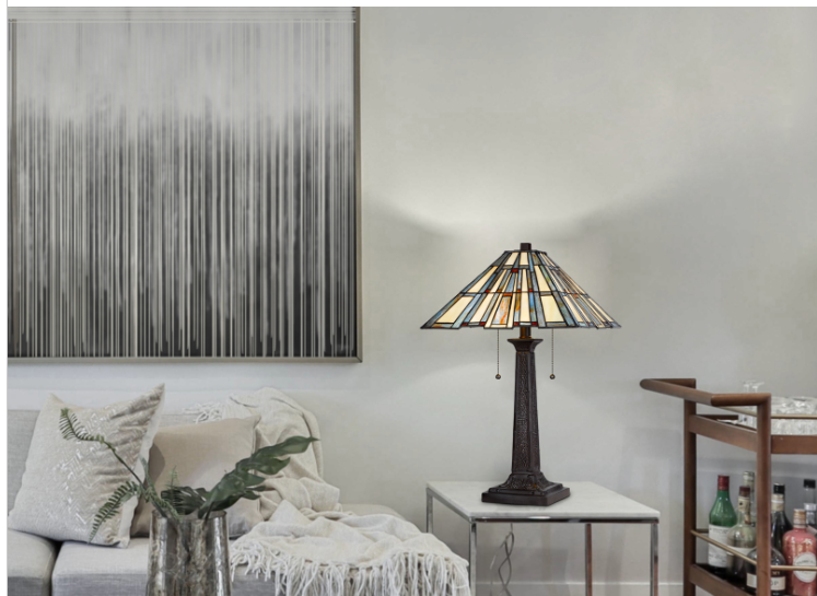 dark bronze table lamp