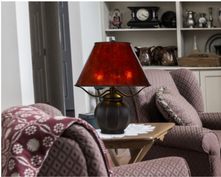 dark bronze table lamp