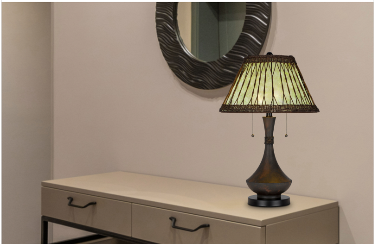 dark bronze table lamp