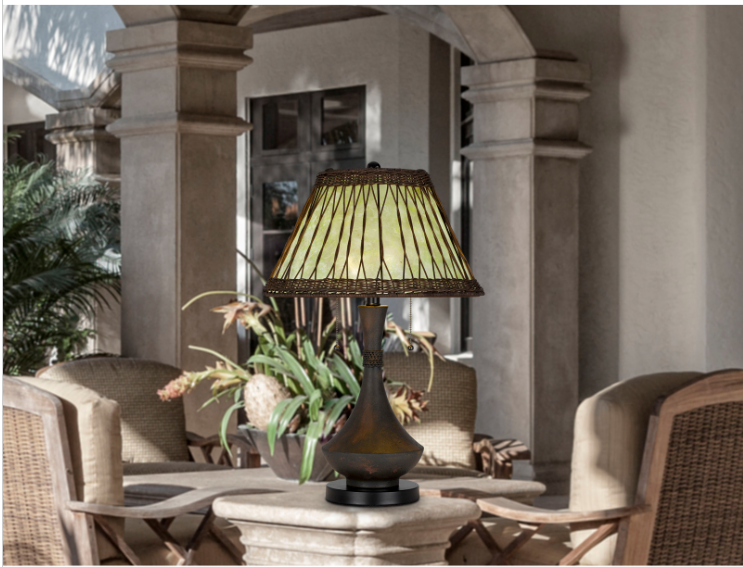 dark bronze table lamp