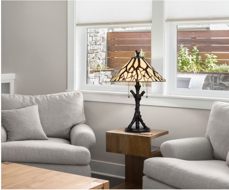 dark bronze table lamp