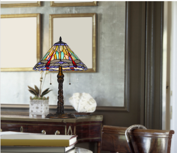 dark bronze table lamp