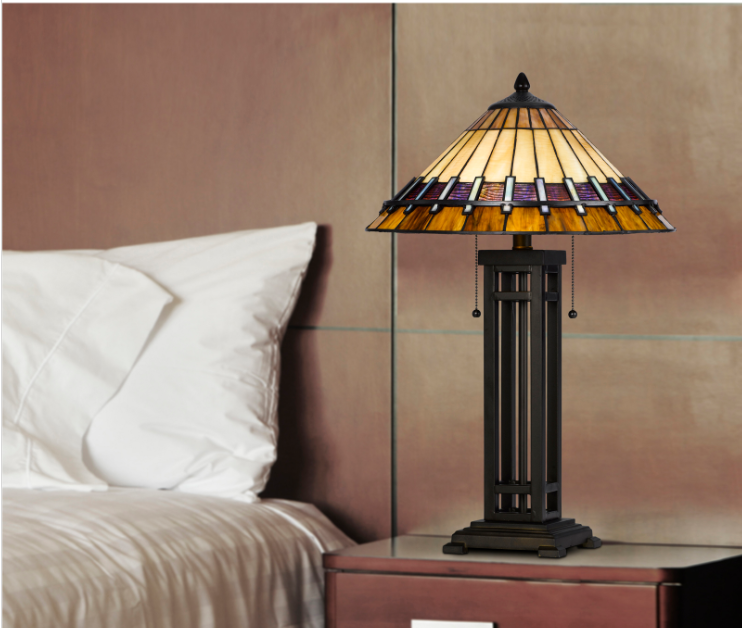 dark bronze table lamp