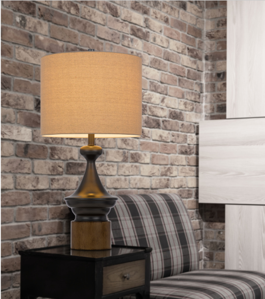charcoal table lamp