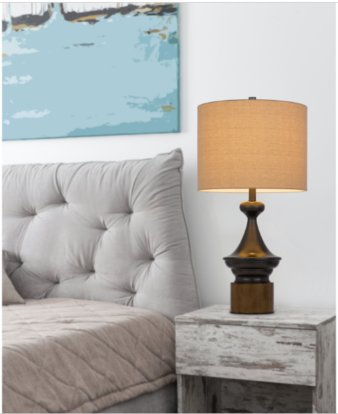 charcoal table lamp