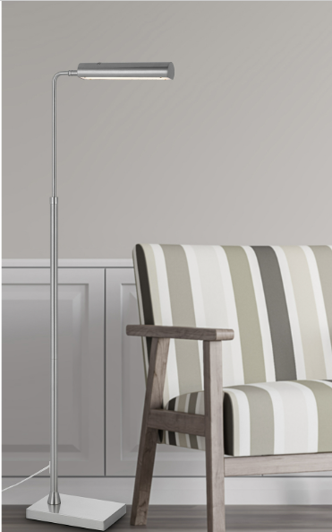 silver floor lamps