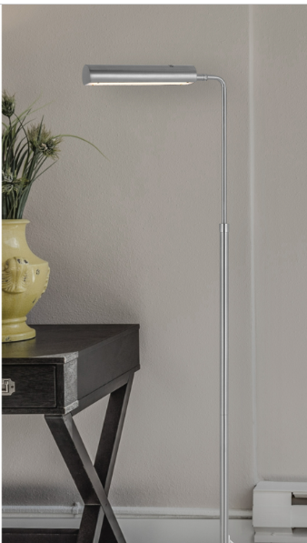 silver floor lamps