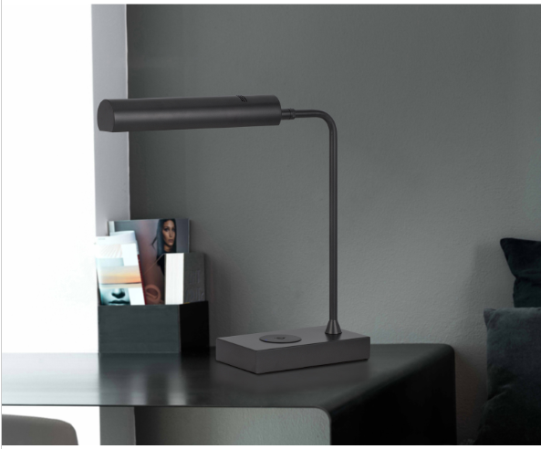 charcoal grey table lamp