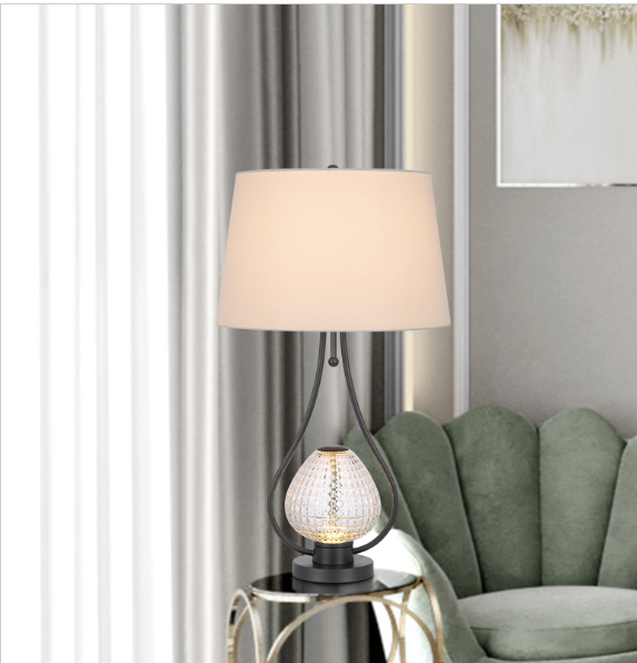 charcoal grey table lamp