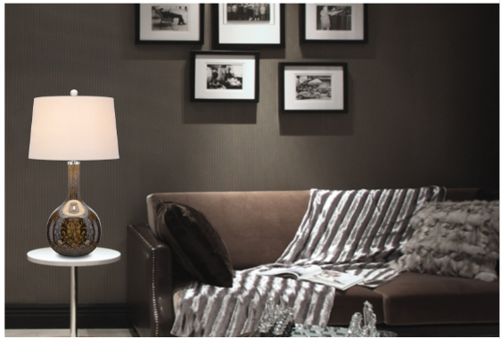 gold table lamp