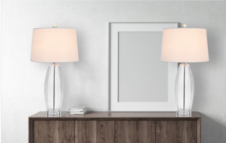 crystal table lamp