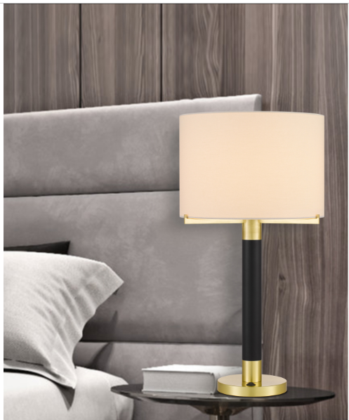 brass table lamp