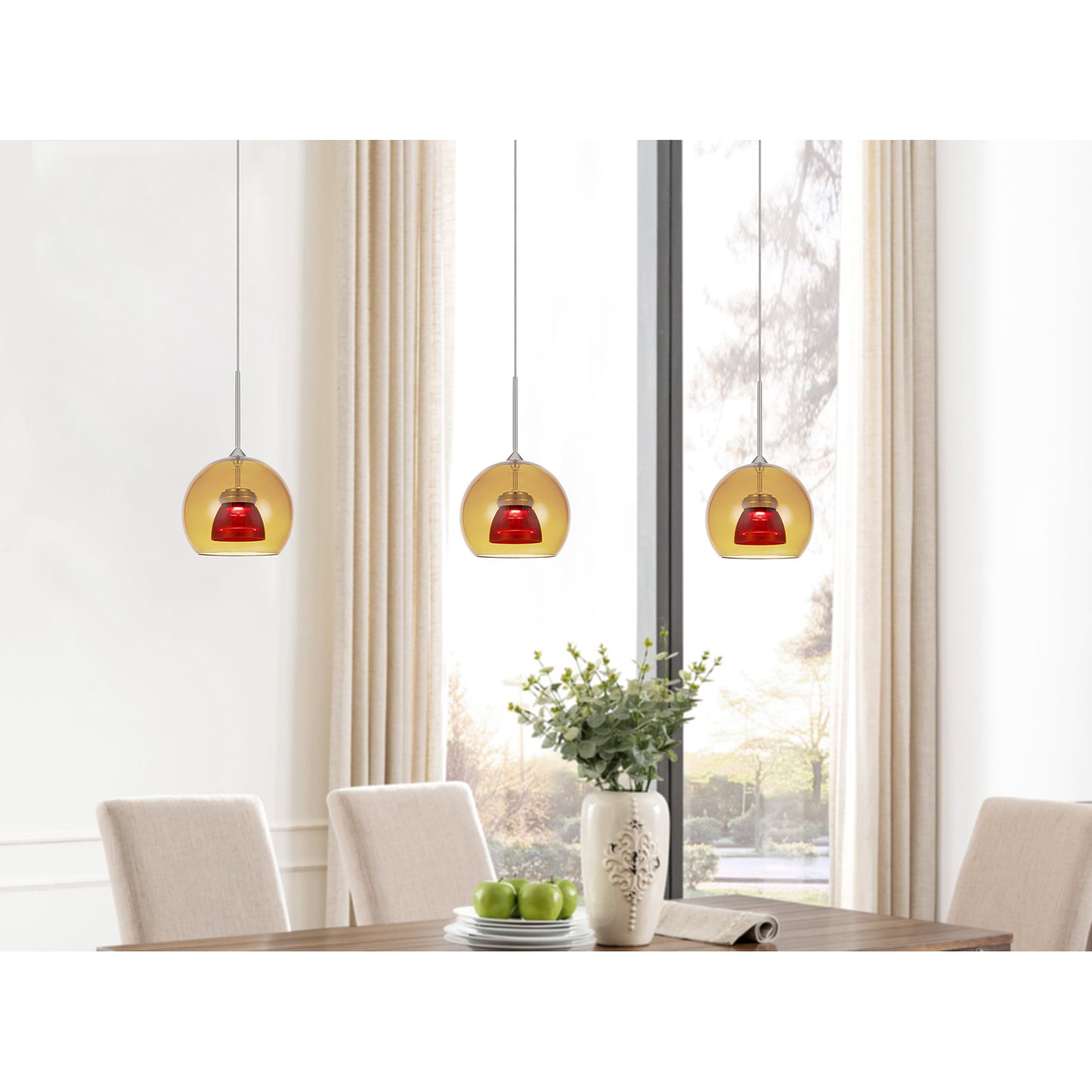 red pendant