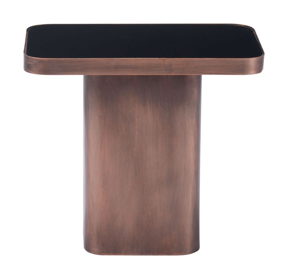 bronze end table