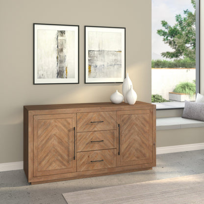 wood side board